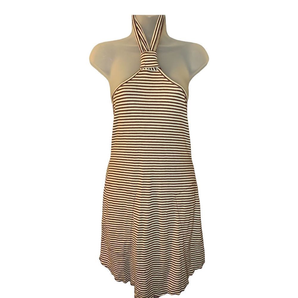 Free People Beach Striped Halter Dress Women’s Small